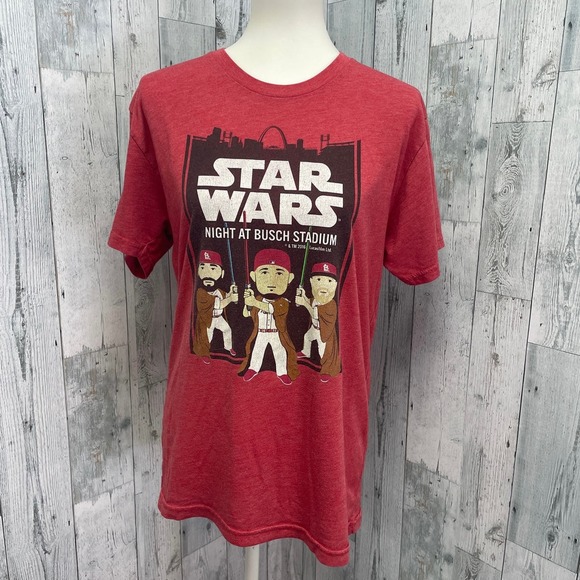 2016 St Louis Baseball Cardinals Womens Medium Star Wars Night At Busch Stadium - Picture 1 of 3